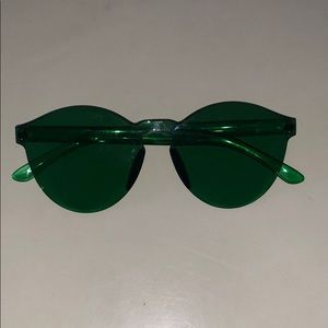 Trendy Green Glasses
